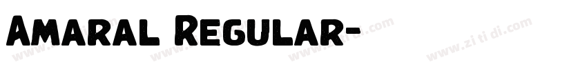 Amaral Regular字体转换 Amaral Regular字体转换